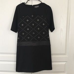 Studded black dress, size 4